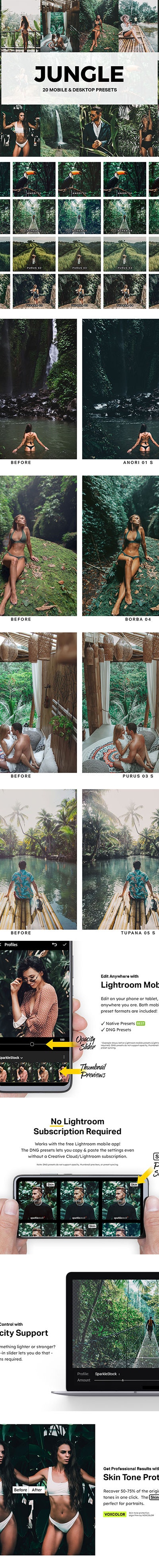 GraphicRiver - 20 Jungle Lightroom Presets and LUTs 26674189 2 Preview