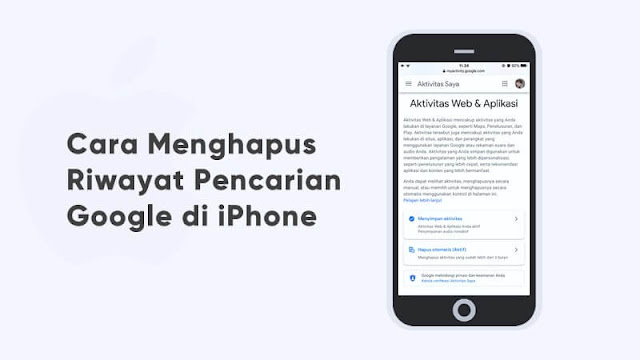 cara menghapus riwayat pencarian google di iphone