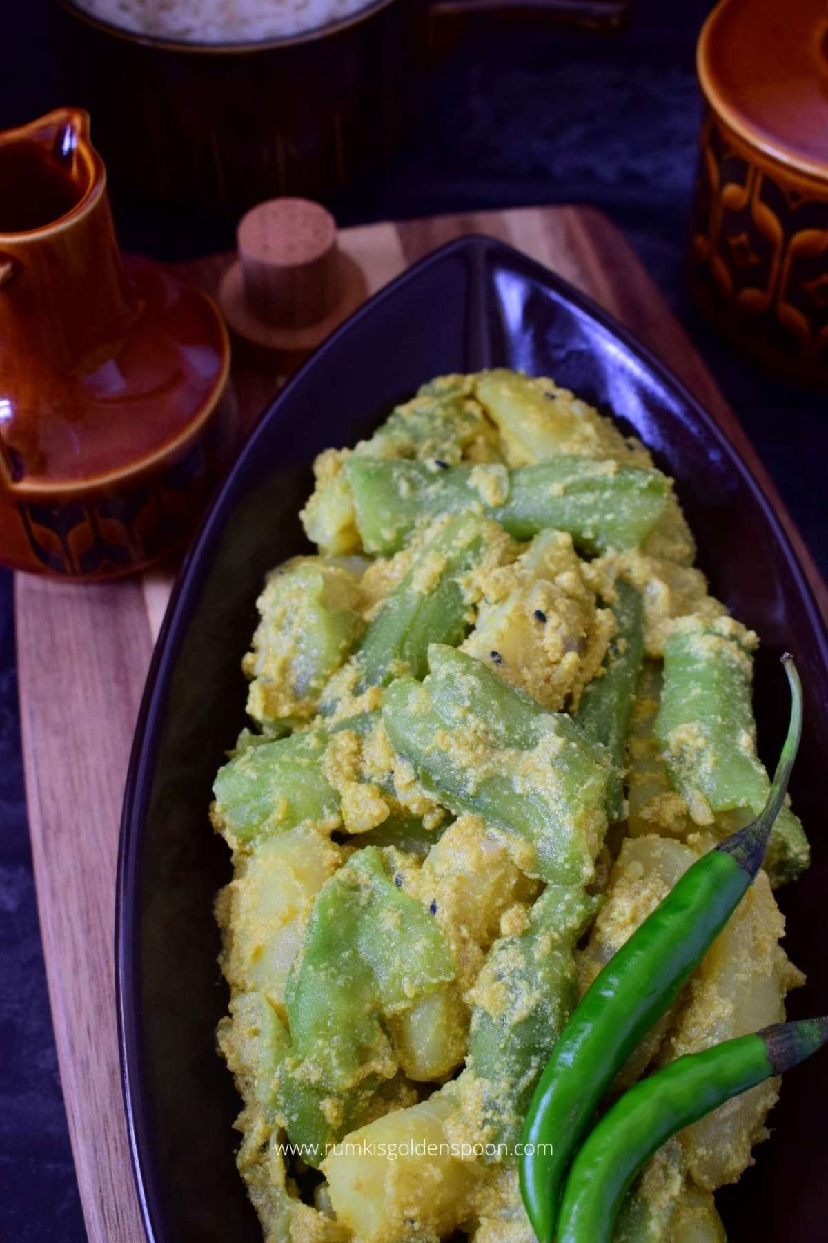 Jhinge aloo posto, jhinge aloo posto recipe, jhinge aloo posto Bengali recipe, how to make jhinge aloo posto, aloo jhinge posto sabji, recipe of jhinge posto, recipe of jhinge, recipe of jhinge aloo posto, Bengali recipe jhinge posto, niramish tarkari recipe, niramish tarkari, niramish recipe, Bengali niramish recipe, bengali traditional food, traditional food of Bengali, traditional bengali food, posto recipe, recipe with posto, poppy seeds recipe, Indian recipe, Bengali recipes, Bengali recipe, Bengali food, homemade Bengali food, bengali veg recipe, bengali vegetable recipe, recipe with jhinge, recipe with ridge gourd, no onion no garlic recipe, Rumki's Golden Spoon