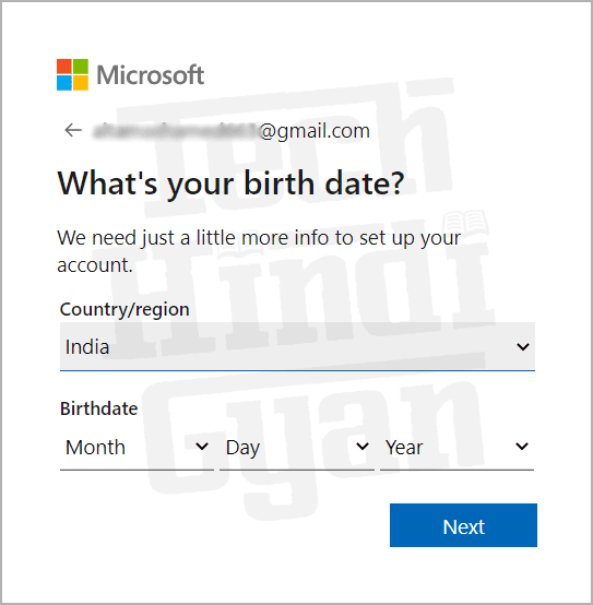 microsoft account banane ka tarika