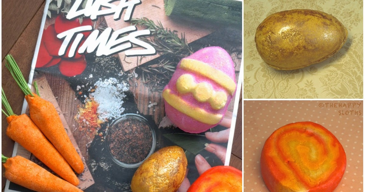 Lush Easter Review Part II Golden Egg Bath Bomb Melt & Brightside