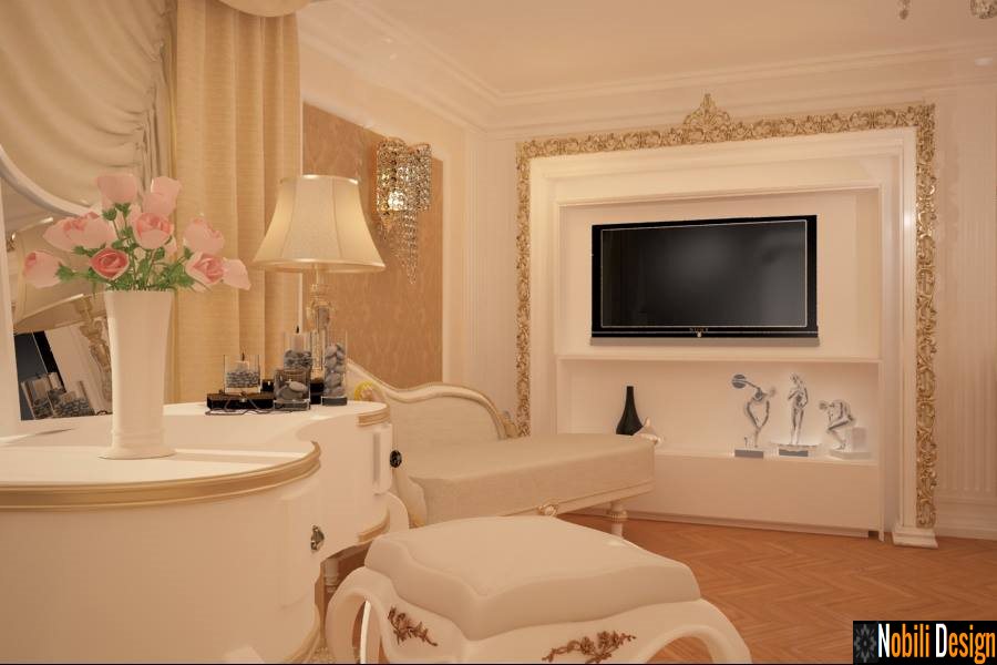 Design interior living casa clasica de lux - Design interior Bucuresti