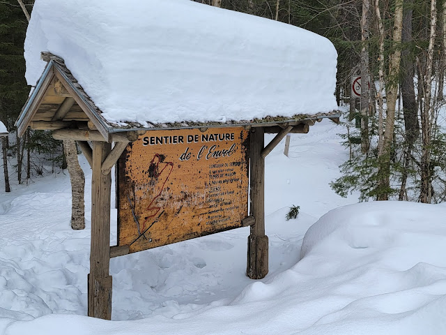 Point de départ en direction du mont de l'Envol