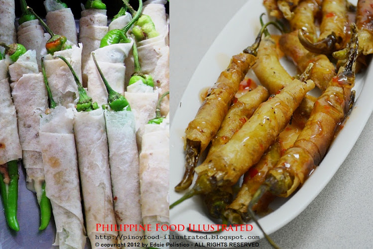 Philippine Food Illustrated barako finger (dynamite chili stick)
