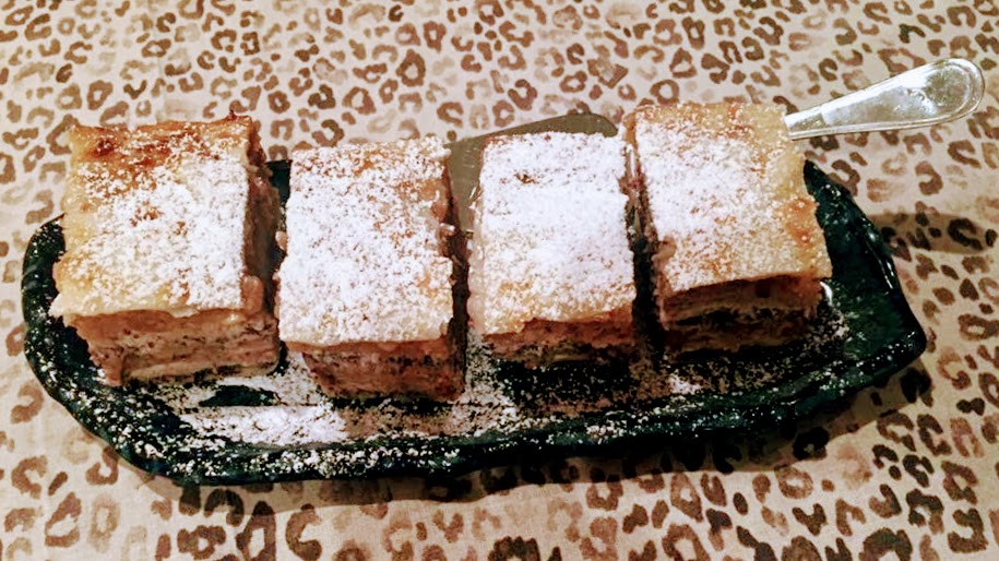 HOMEMADE SLOVENIAN FOOD PREKMURJE LAYERED STRUDEL CAKE PREKMURSKA