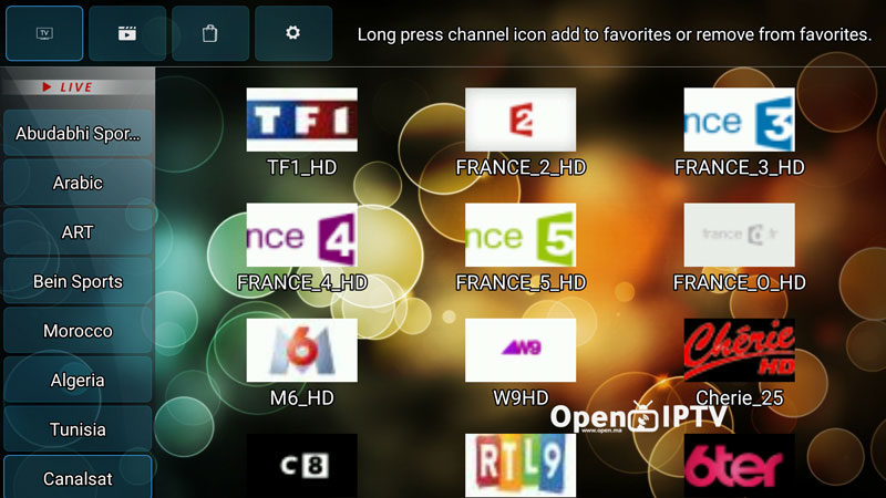 أوبن ايبي تيفي إشتراكات Iptv