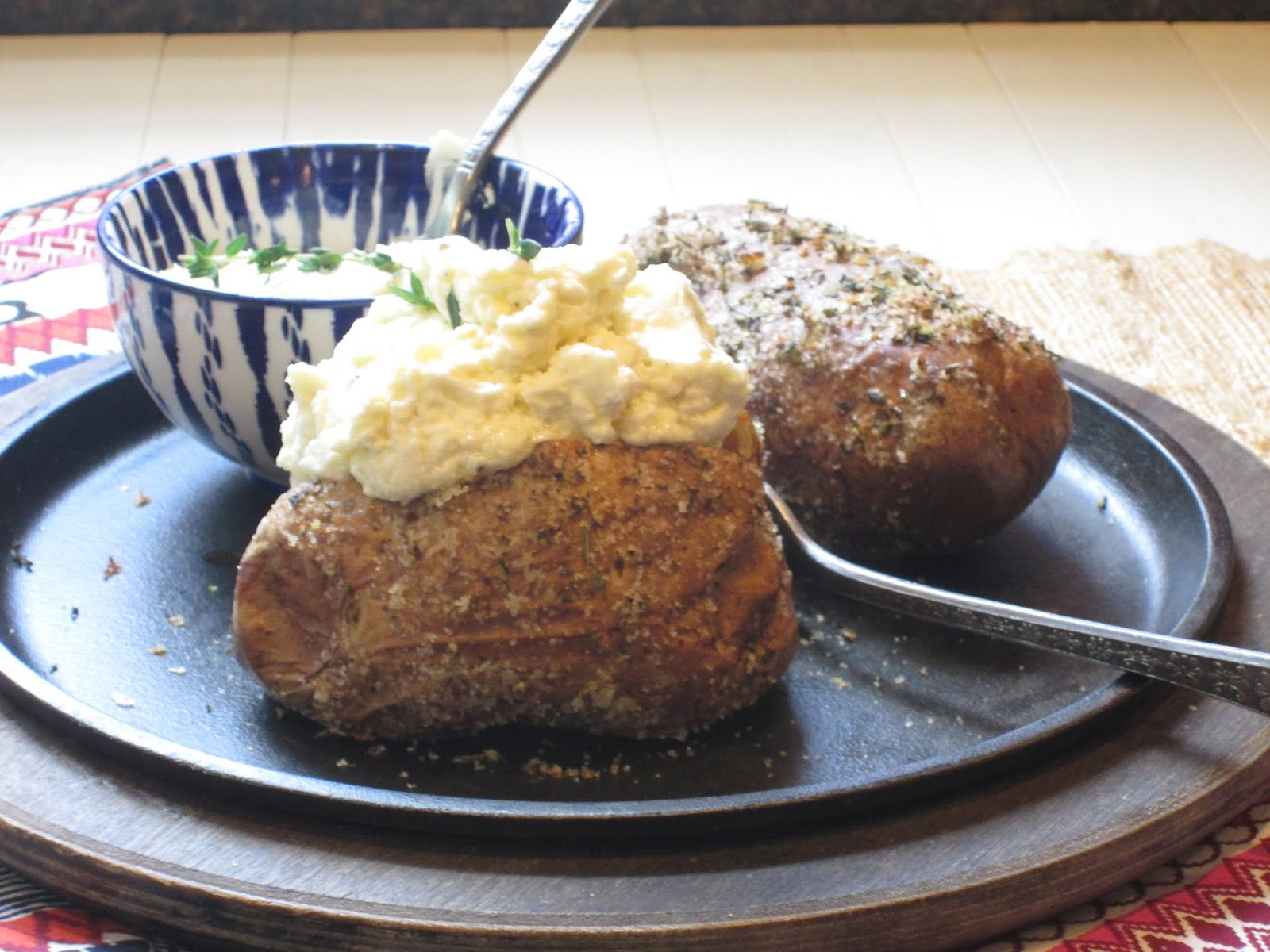 Stirring the Pot Ina Garten's Crusty Baked Potatoes with Whipped Feta