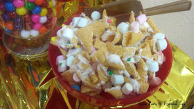 party ideas, unicorn party, party mix, sweet treats 