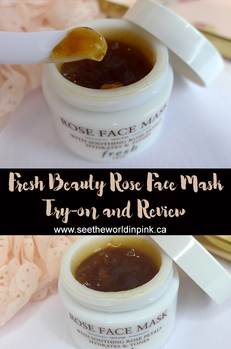 Download Mask Wednesday Fresh Rose Face Mask Try On And Review See The World In Pink PSD Mockup Templates