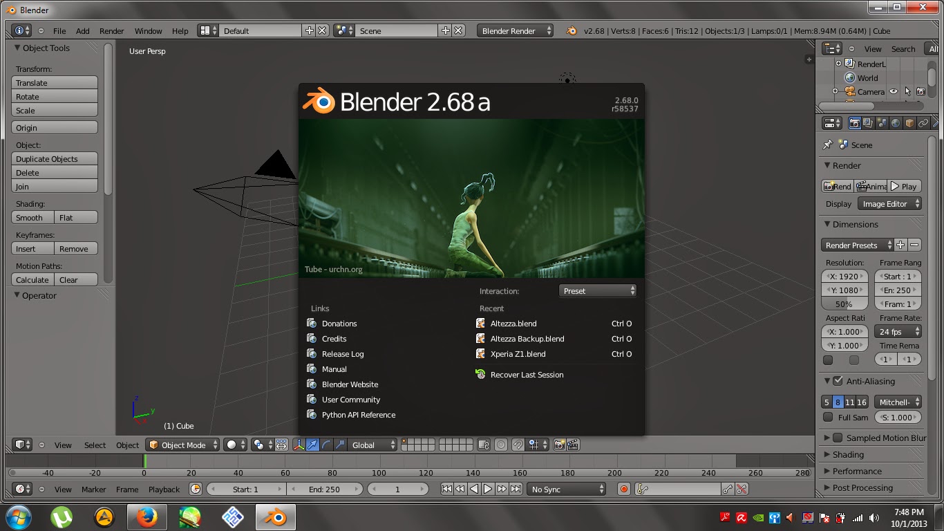 Blender file