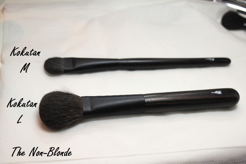 Hakuhodo Kokutan Eye Shadow Brushes L and M The NonBlonde