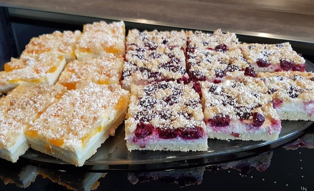 Schneller Quark Streuselkuchen mit Obst - Gesundmutter Schneller Quark Streuselkuchen mit Obst - Gesundmutter