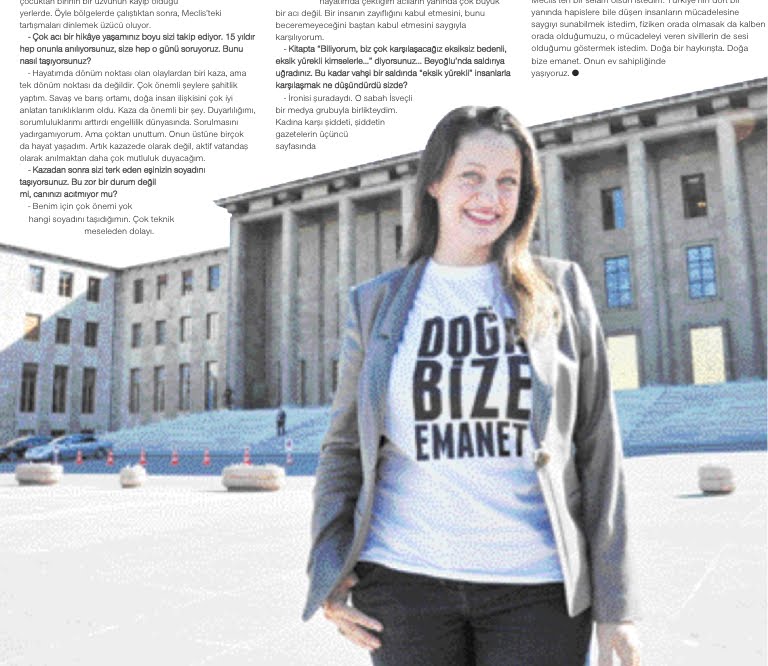 Türey Köse Röportajları Şafak Pavey Bacağımı sadece savaş alanlarında