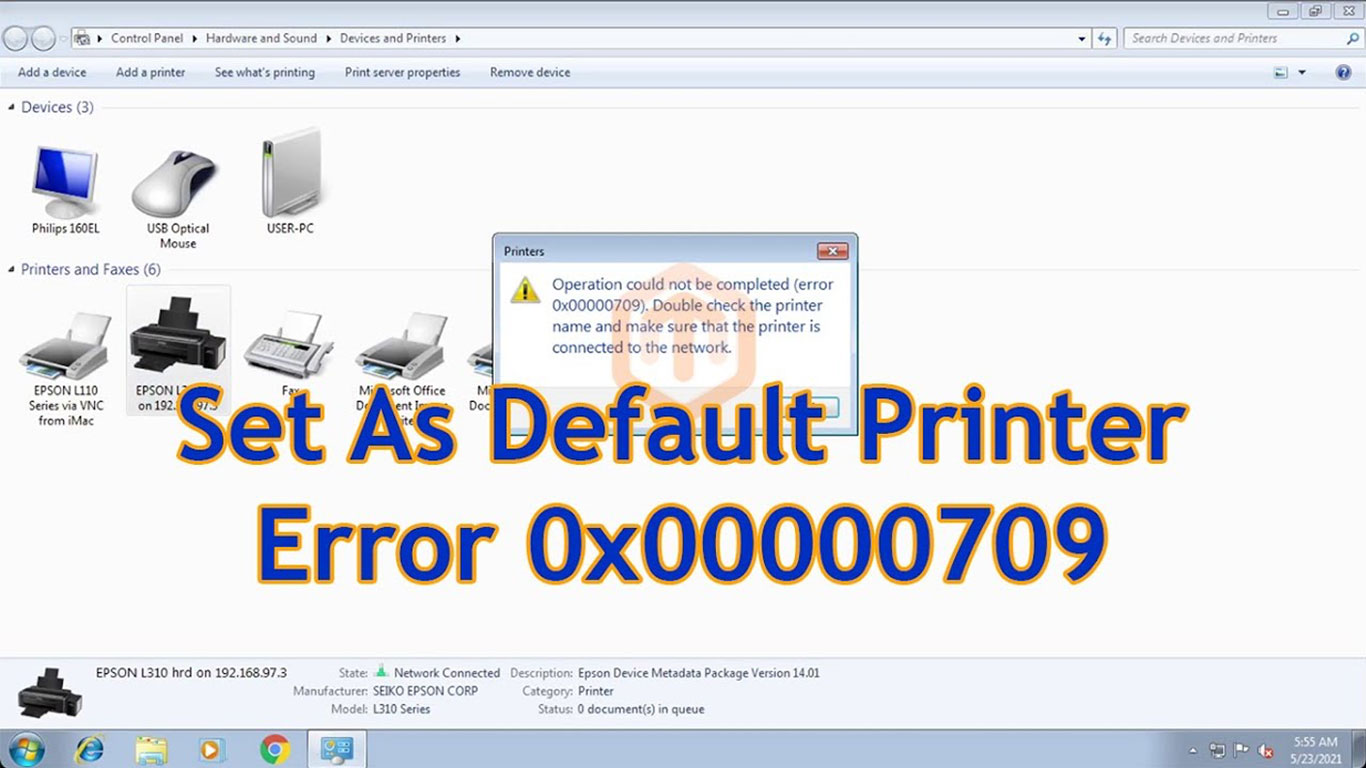 Ошибка 0х00000709 при подключении сетевого принтера. Принтеры невозможно завершить операцию (ошибка 0x000006ba).. Принтеры невозможно завершить операцию 0x00000709