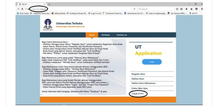 Cetak Kartu Tanda Peserta Ujian (KTPU) Secara Online
