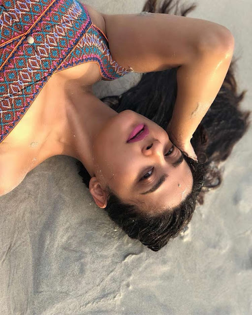 Bollywood Actress Surveen Chawla in Bikini Photos 2