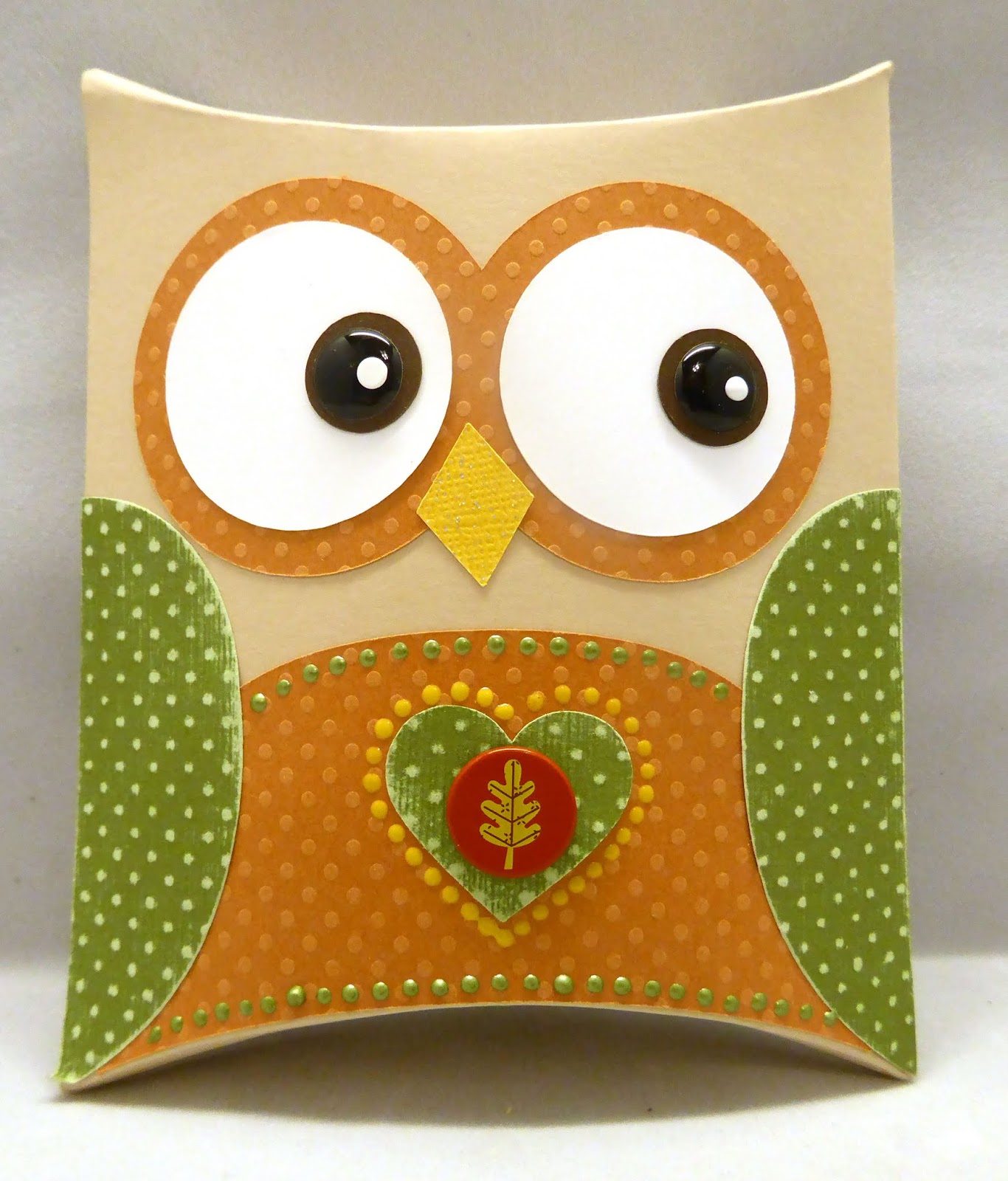 Pink Panoply Owl Treat Box Cricut Pillow Box Cut