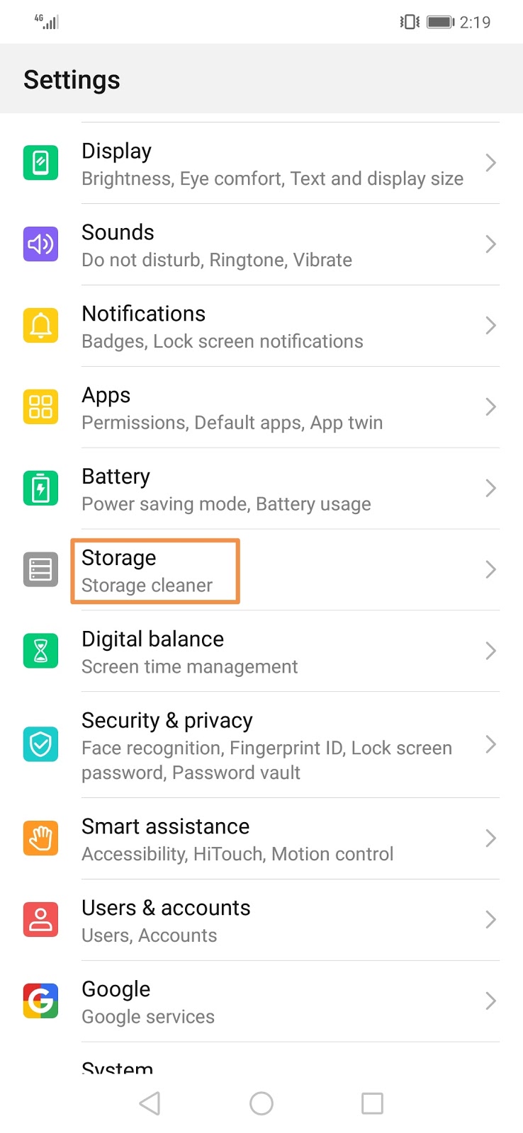 Safely remove sd card from phone (do not remove sd card directly)