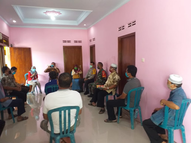 Upaya Pencegahan Virus Corona Terus Digalakkan Babinsa Kroyo