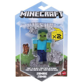 Minecraft Zombie Craft-a-Block Series 3 Figure