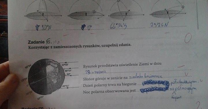 Czy Znasz Ferdydurke Sprawdzian Odpowiedzi Ułatwić Życie COM: Geografia - sprawdzian. Oświetlenie ziemi, górowanie