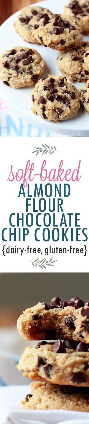 Soft-Baked Almond Flour Chocolate Chip Cookies - Food Easy Father