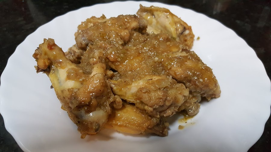 Recetas Alitas de Pollo al Ajillo