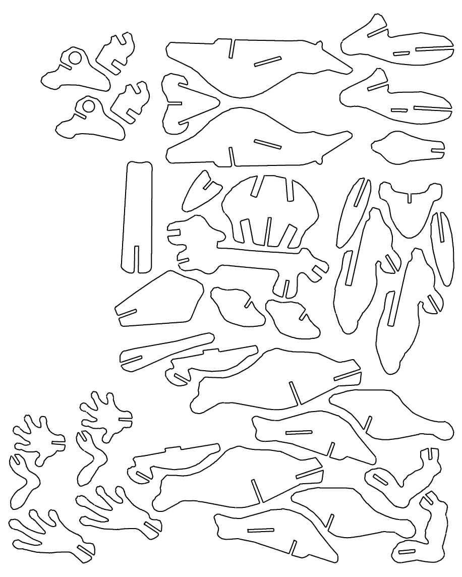 disegni per traforo da scarica