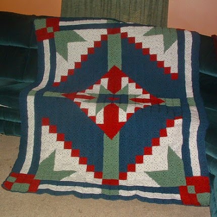 Desert Star Crochet Quilt - Free Pattern