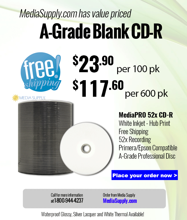 Media Supply MediaPro Blank CDs by Media Supply