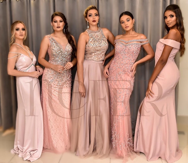 vestidos de madrinha rose 2018