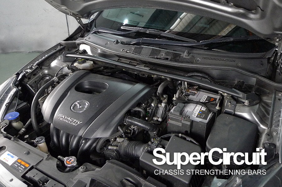 SUPERCIRCUIT CHASSIS STRENGTHENING BARS Mazda2 (DJ) Front Strut Bar
