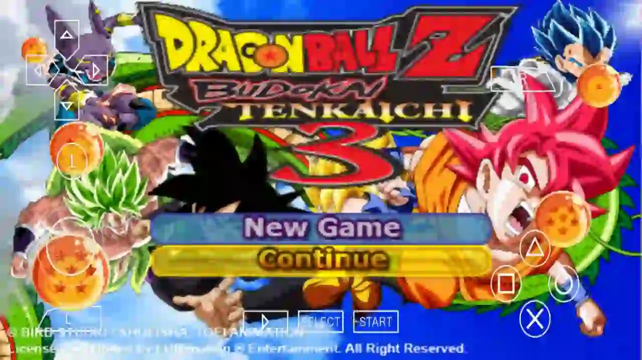 Dragon Ball Super DBZ BT3 MOD PSP ISO Download