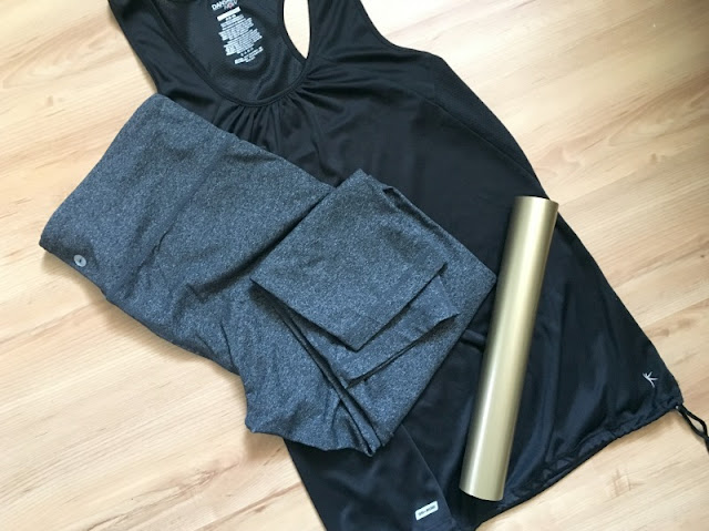 Have you heard about Cricut's new SportFlex Iron On™ that is lightweight and stretches? See how I used it to customize a yoga tank and leggings!