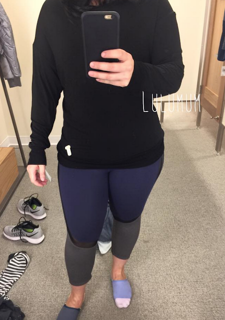 Alo 'Curvature' Mesh Insert Capri Leggings  Alo 'Curvature' Mesh Insert Capri Leggings