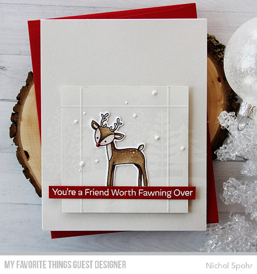 Handmade card by Nichol Spohr featuring products from My Favorite Things #mftstamps
