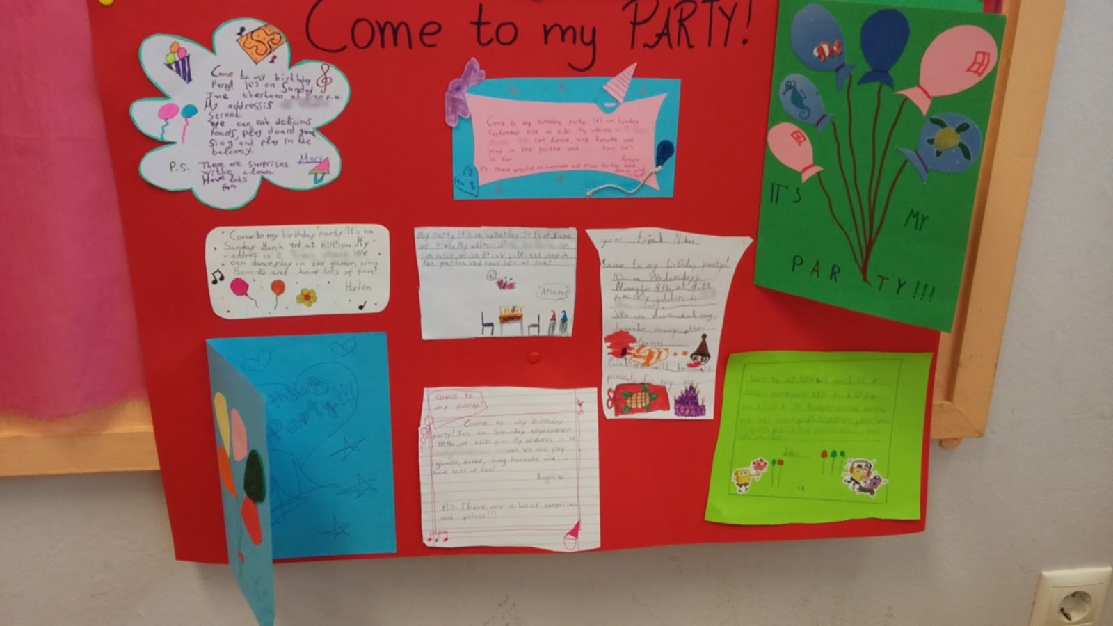 My e-English Class: PARTY INVITATIONS