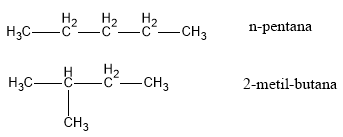 Selain dua senyawa di atas,masih ada lagi isomer rangka dari senyawa ...
