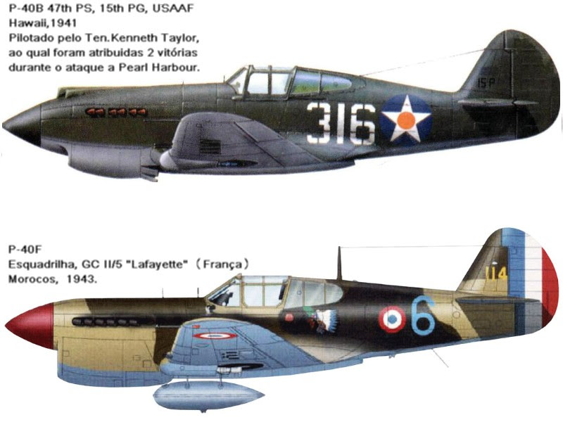 Avião Caça Guerra Controle Remoto P-40 Fighter A220 4CH em