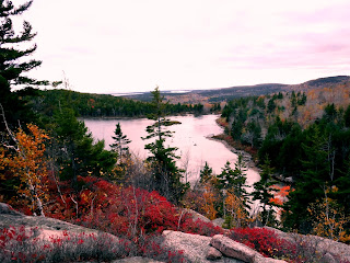 The Bowl as seen from Beaver Bowl Ledge, Acadia National Park