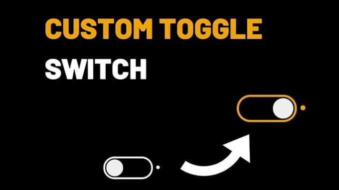 How to create Custom Toggle Buttons like IPhone