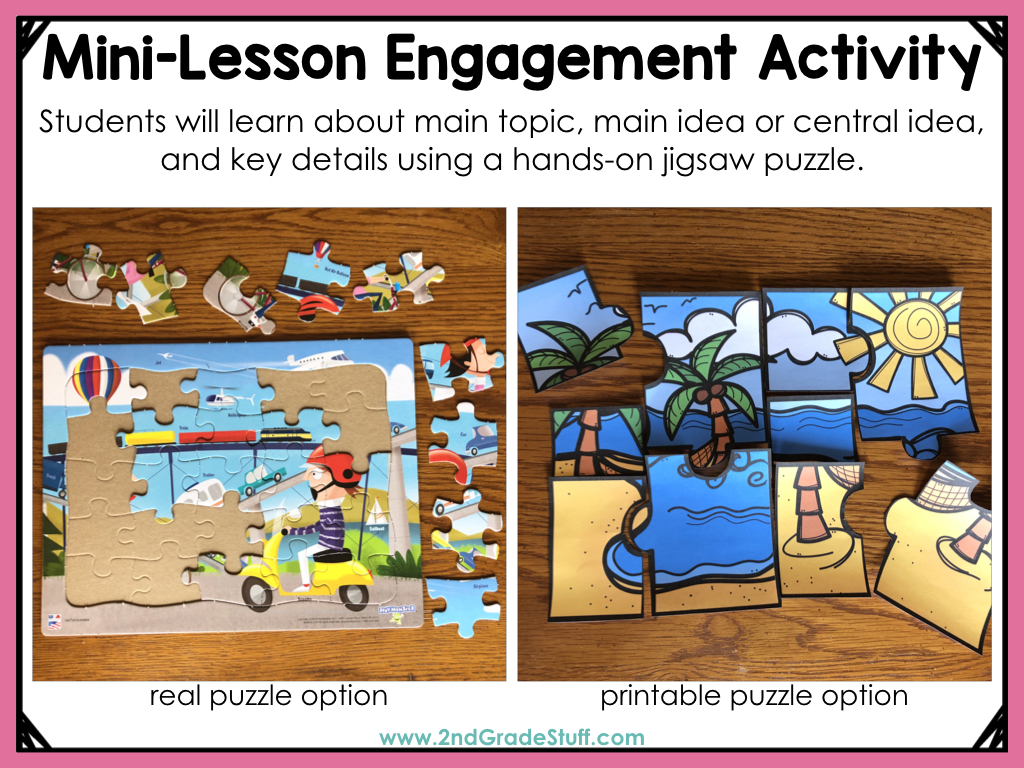 Fun Ways To Teach Main Idea And Key Details 2nd Grade Stuff