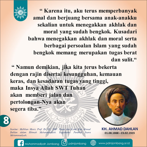 Pesan-pesan KH. Ahmad Dahlan