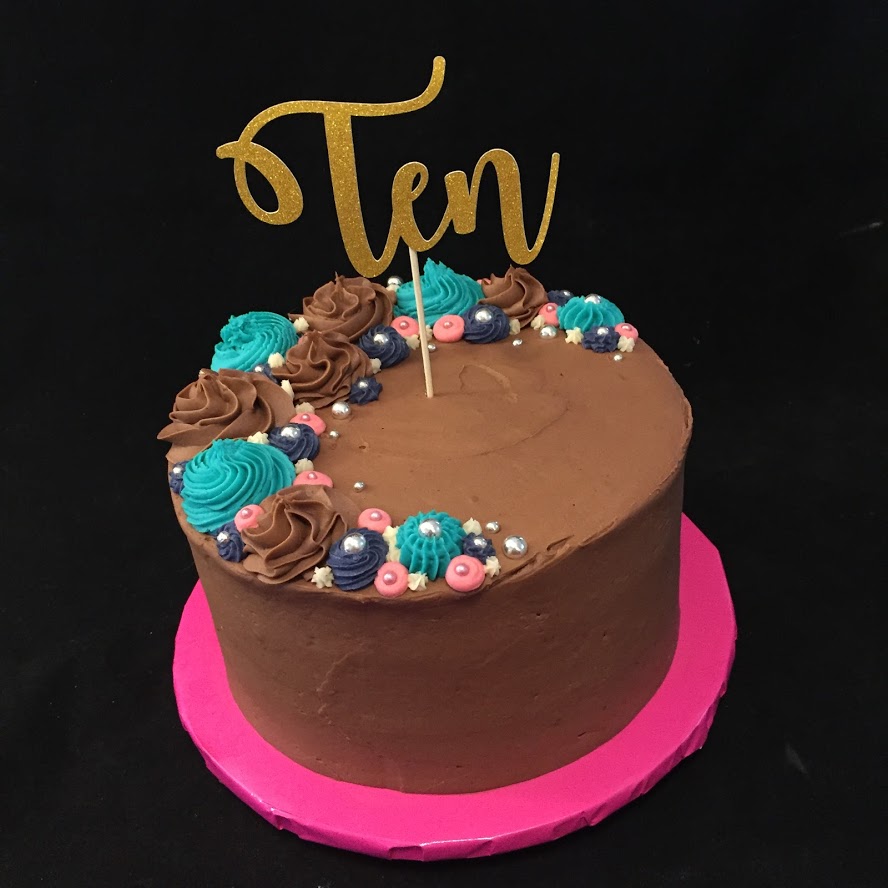 Chocolate Cake for Brooklyn's Double Digit Birthday