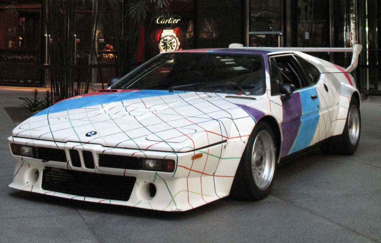 EMM (pronounced EdoubleM) BMW M1 Art Car by Frank Stella