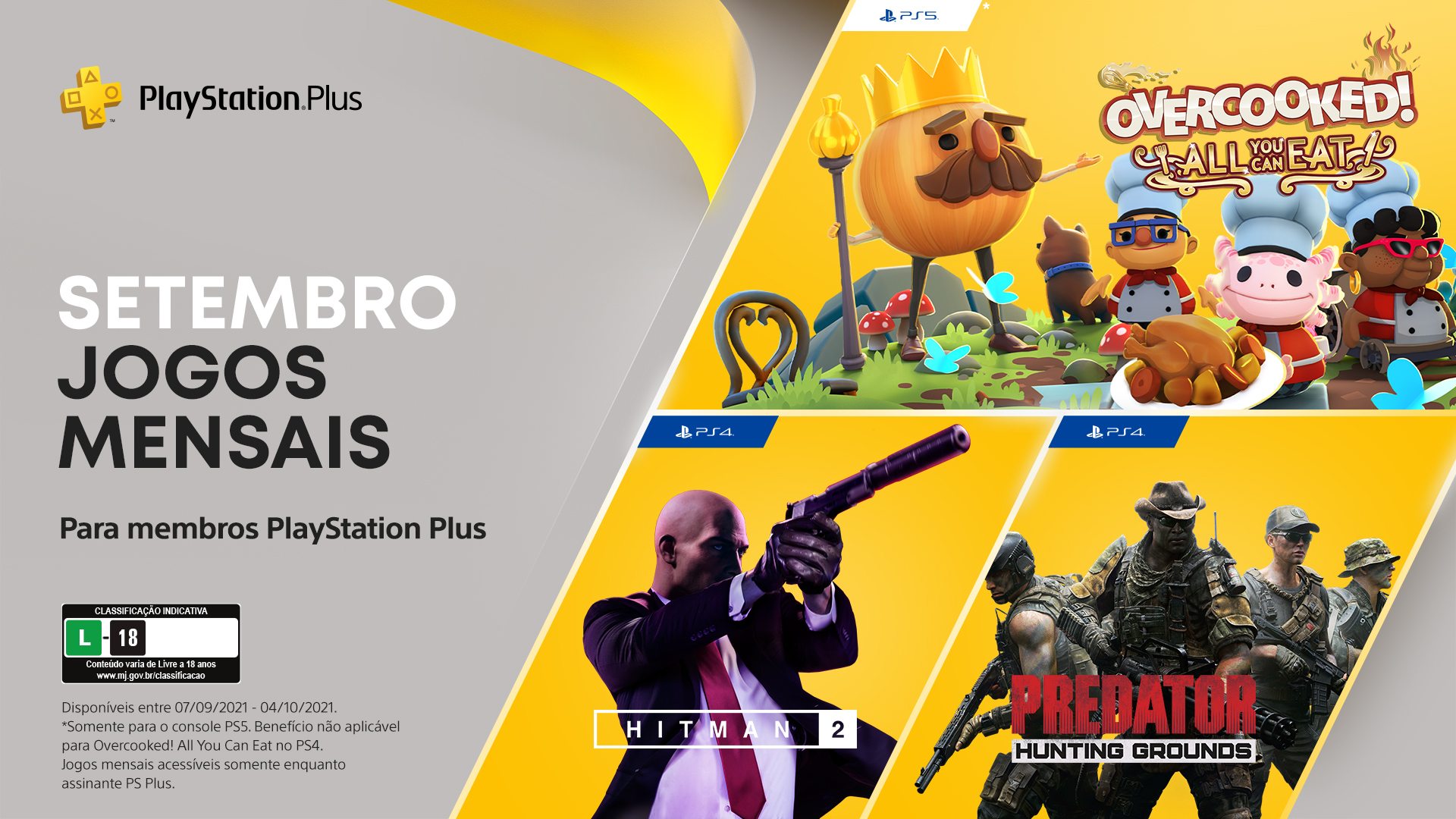 PS4, PS5: Os jogos grátis da PS Plus de novembro de 2021