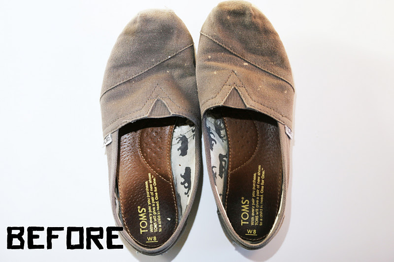 How to Fix Faded Toms Shoes?