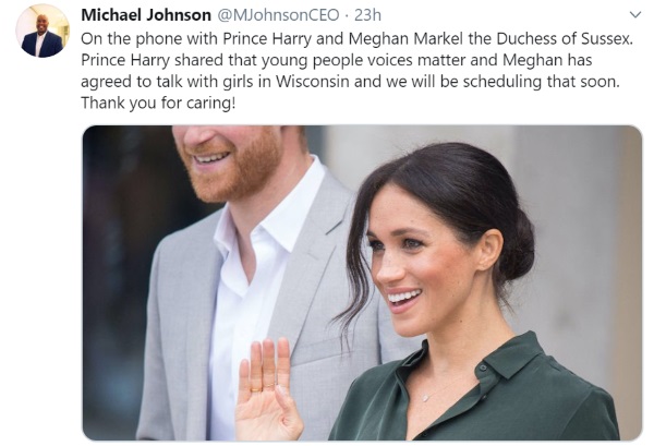 Mad About Meghan: The Sussexes Support Stop Hate for Profit & Reach Out ...