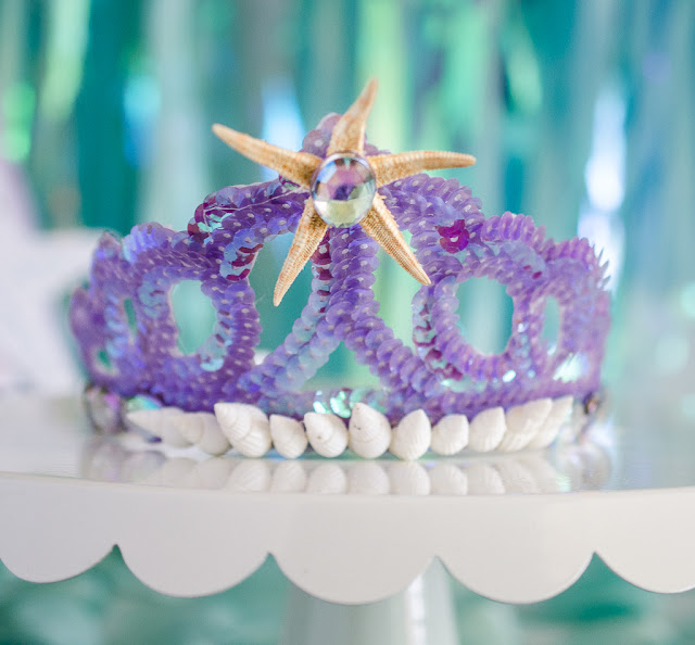 mermaid crowns seashells starfish oriental trading
