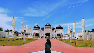 Begini Kondisi Masjid Baiturrahman Aceh Pasca Tsunami Tahun 2004